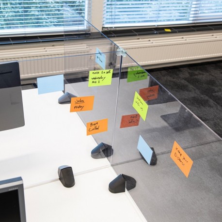SMIT - Divider Screen Desk/Table - Desk clamp - Acrylic glass