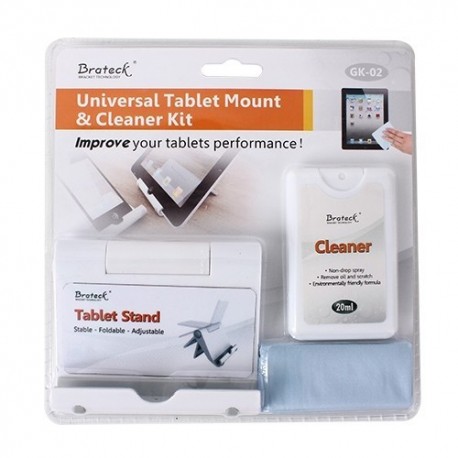 Brateck Stand για Tablet και Cleaner - Kit (Καθαριστικό και stand για Tablet)