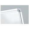 Ασπροπίνακας SMIT-VISUAL μαρκαδόρου, Πορσελάνης - Μαγνητικός με πλαίσιο αλουμινίου (enamel steel) - 120x180 cm