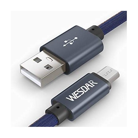Wesdar T9 Charging & Data Cable - Ασημί